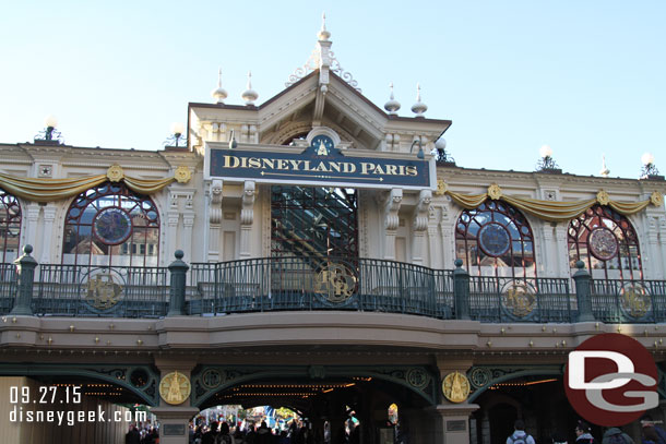 A closer look at the Train Station which is currently closed for renovation.