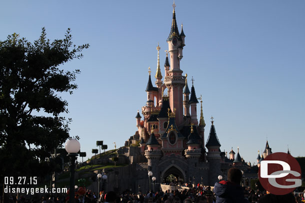 My first view of Sleeping Beauty Castle.  It is more impressive than the other castles to me.