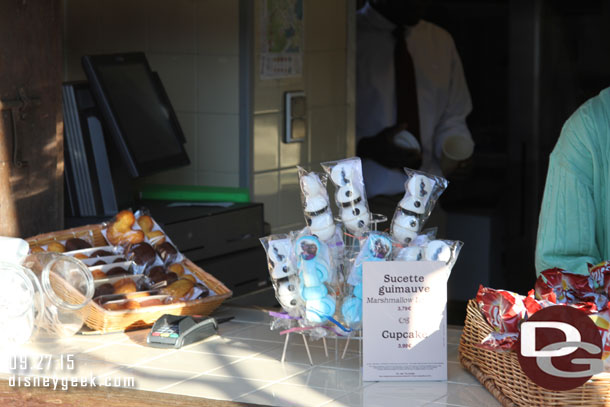 Some snacks at one of the stores.