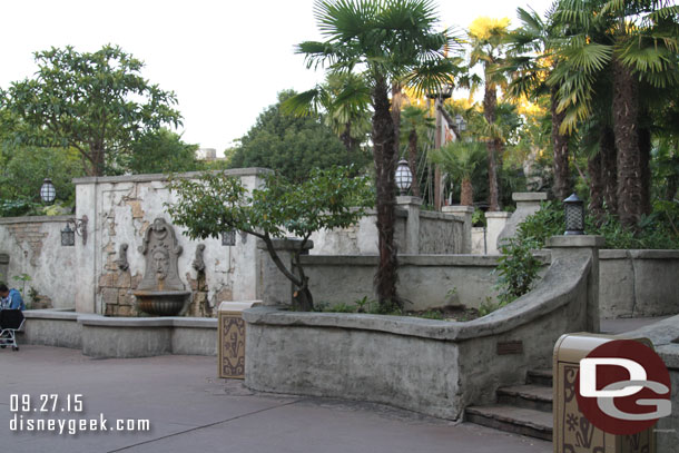 this is the exit area for Pirates across from the gift shop.  