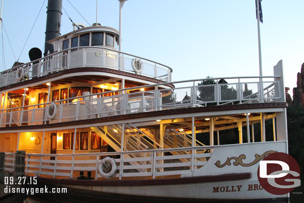 Was disappointed they shut down the river and Molly Brown ahead of schedule for renovation so that meant no cruises for me.