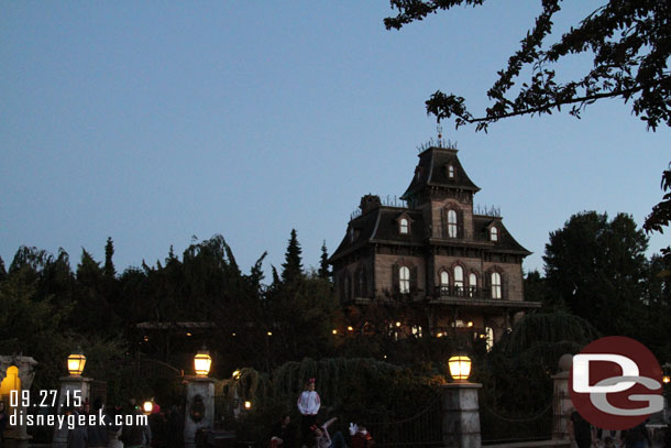 Decided to head for Phantom Manor since it had no wait posted.