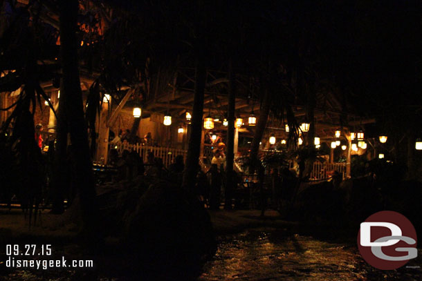 The Blue Lagoon restaurant as I set sail.