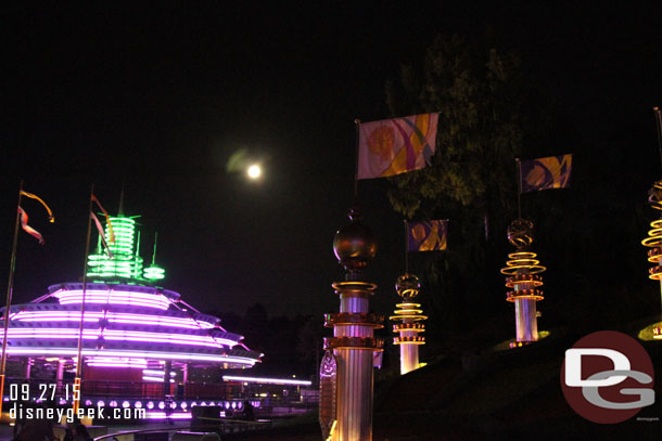 The moon over the Autopia.