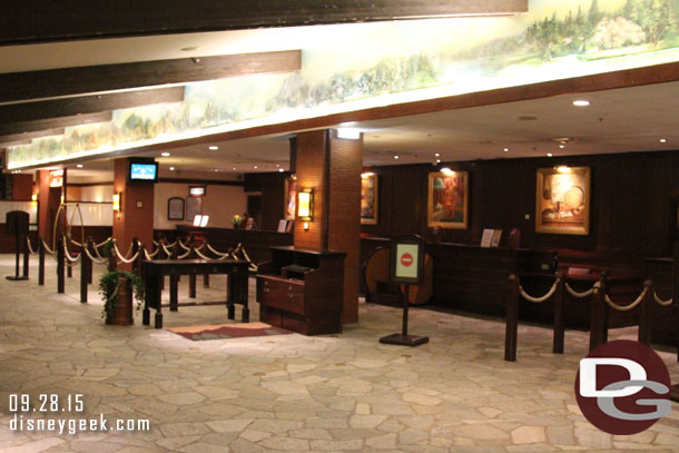 Even reception/front desk was a ghost town, and it was after 7am.