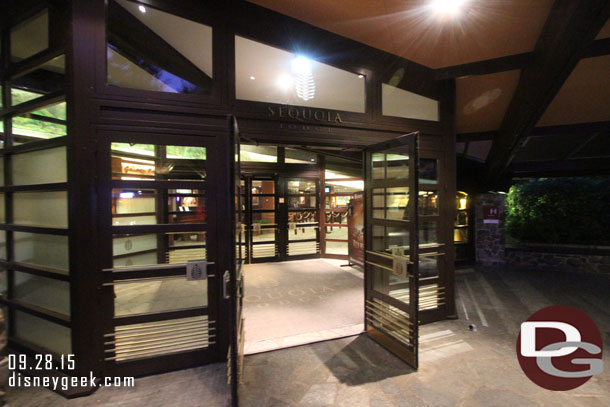The front doors.