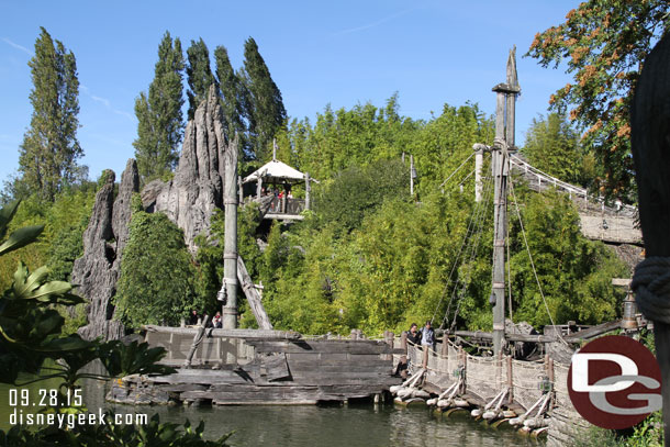 Adventure Isle takes up a bulk of the land.