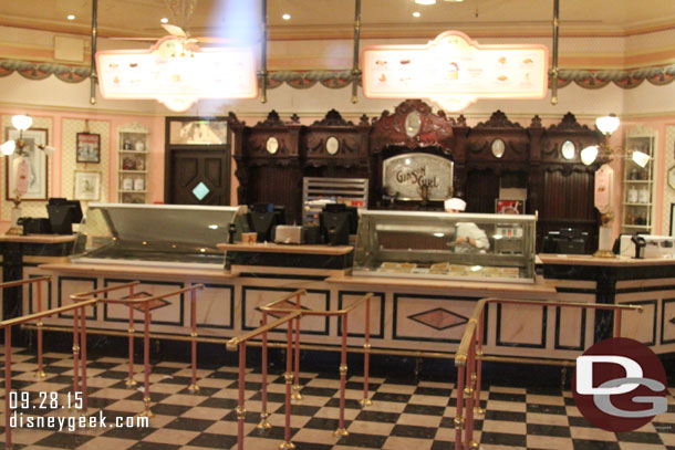 Someone had the idea of ice cream for dessert.. well Gibson Girl was long closed. As were many of the stands around the park.