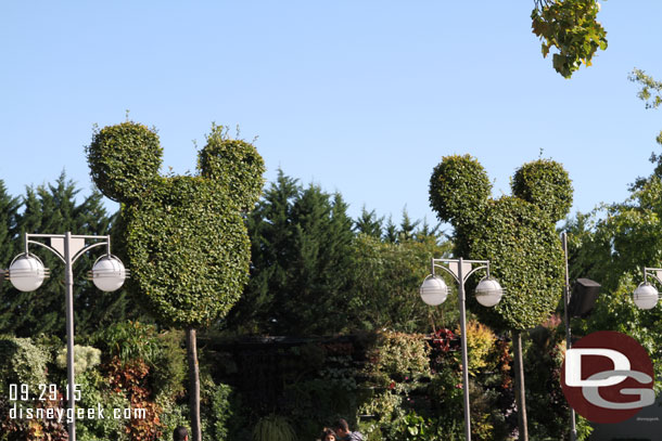 Some topiaries in the Production courtyard next door.