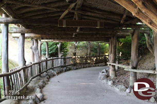 These covered walkways were a nice place to take a stroll and rarely crowded when I used them.