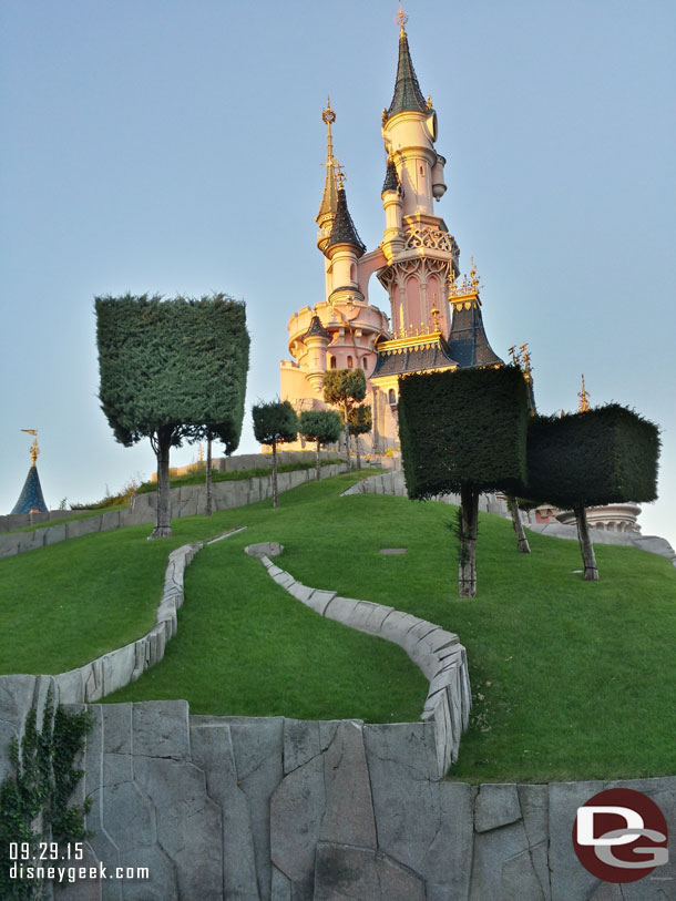 Now a series of pictures of Sleeping Beauty Castle as I walked back to Main Street.