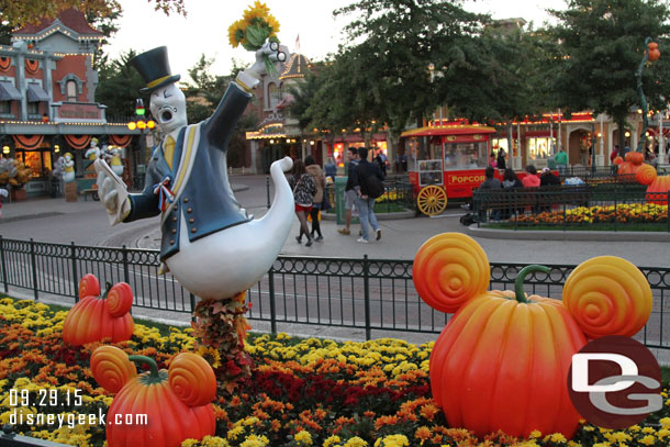 Main Street is ready for Halloween which kicks off Oct 1st.