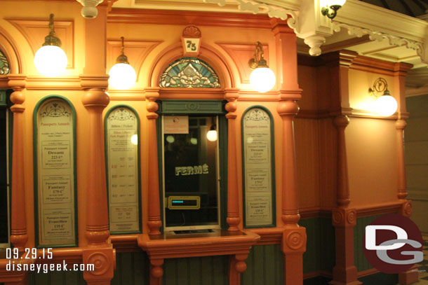 A ticket window.