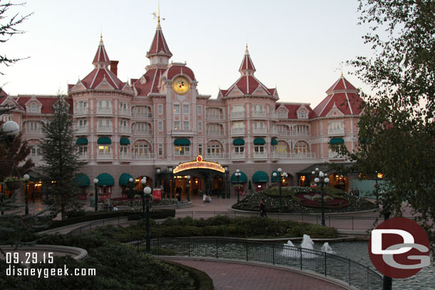 The Disneyland hotel as I was leaving.