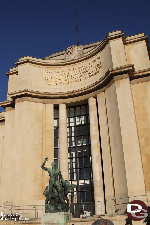 The Musee de la Marine was next to us.  We did not go inside.