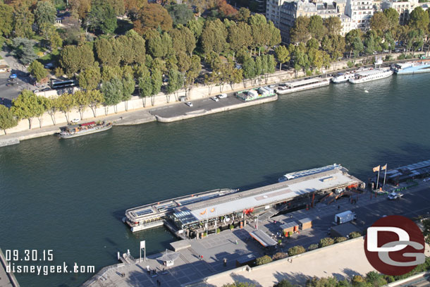 Where we are heading after the tower tour.. a cruise on the Seine.