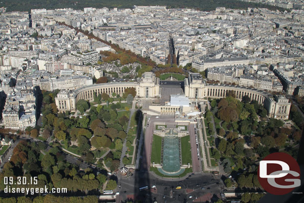 Trocadero where we started the morning.