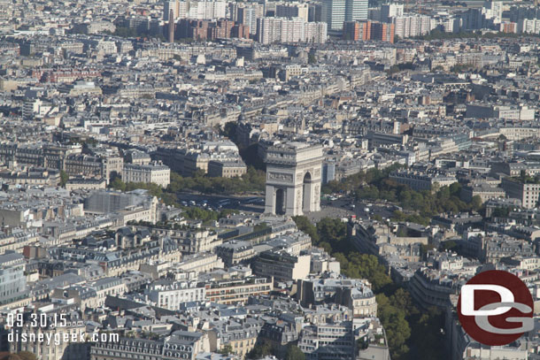 Back to the Arc de Triomphe