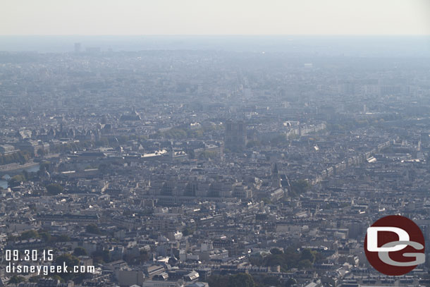 A haze settled in over the city.