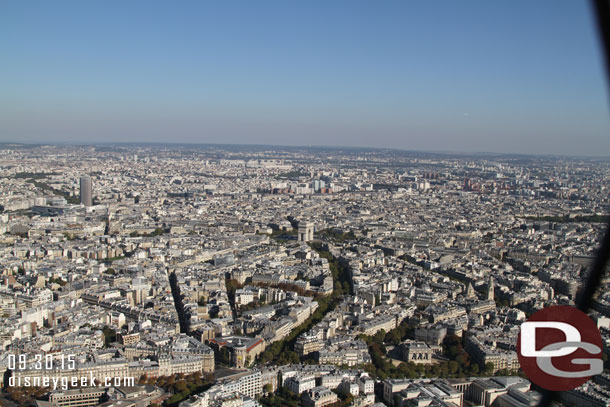 Back to the Arc de Triomphe