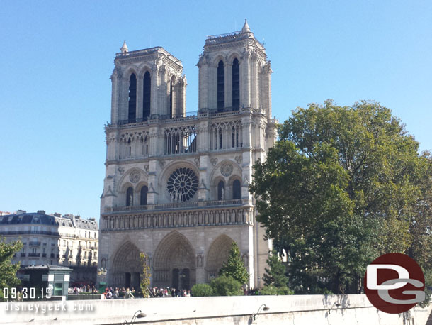 After lunch we took the Metro to Notre-Dame