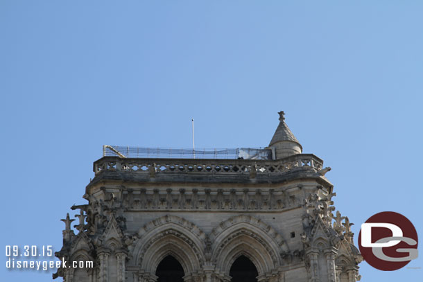 The top of the bell towers is 63m.