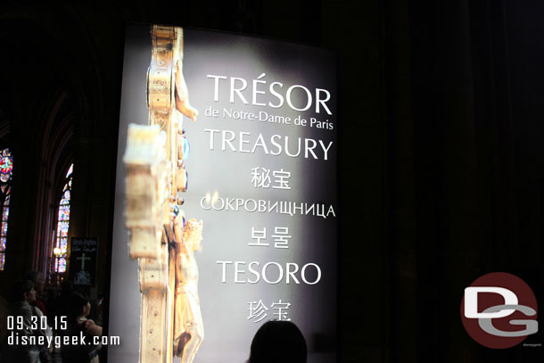 You could tour the treasury but that had a fee.