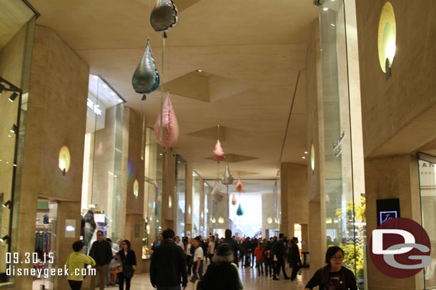 We disembarked at Palais Royal Musee du Louvre and walked through a mall to reach the museum.