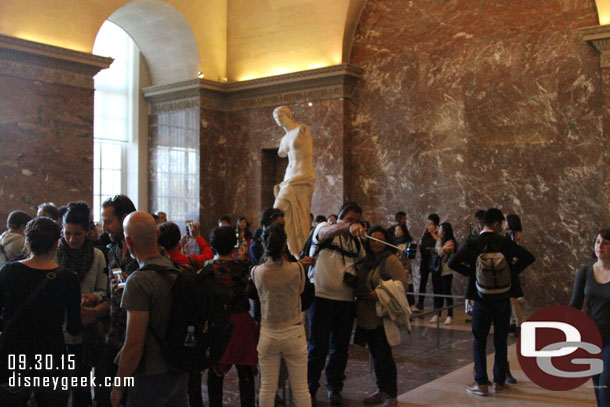 Found our way to the Venus de Milo or Aphrodite of Melos.