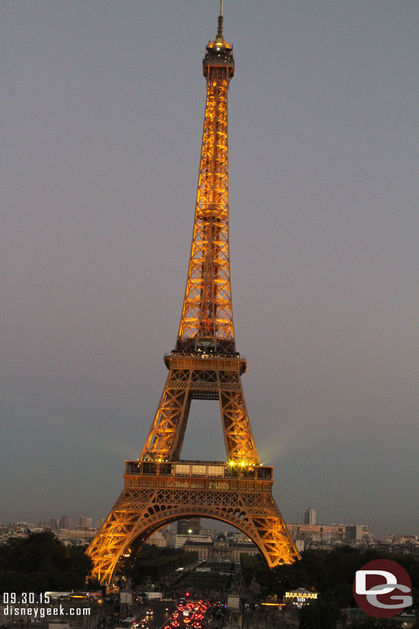Some pictures as we waited for the light show at the top of the hour.