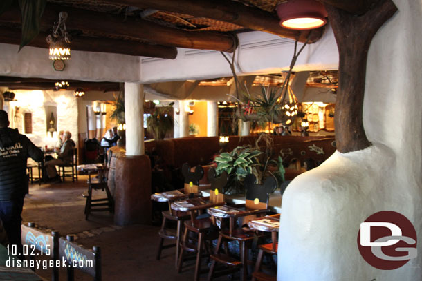 One of the seating areas