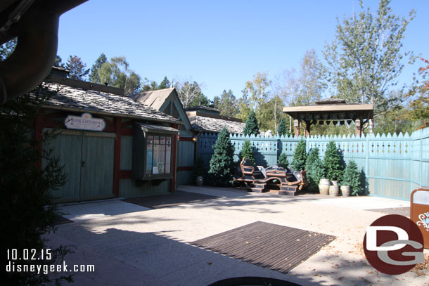 A sleigh from the Frozen photo spot.