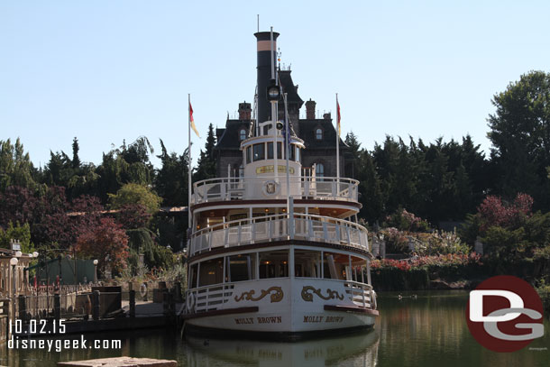 The Molly Brown and Phantom Manor behind it.