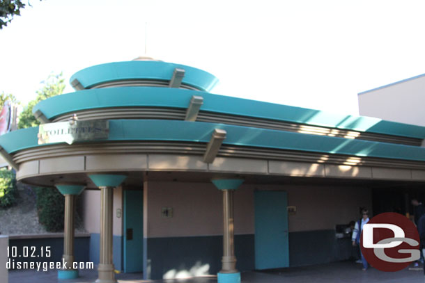 Restrooms near the Autopia