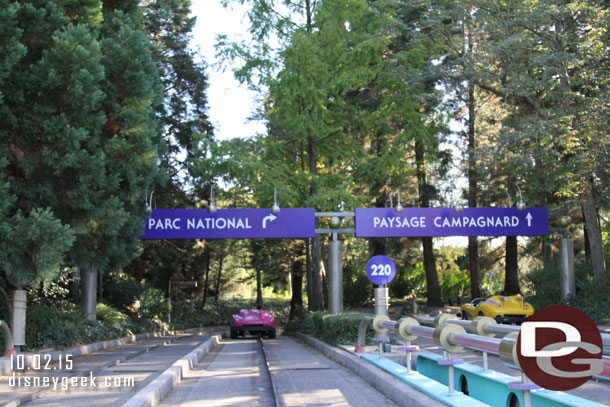 Heading into a national park.