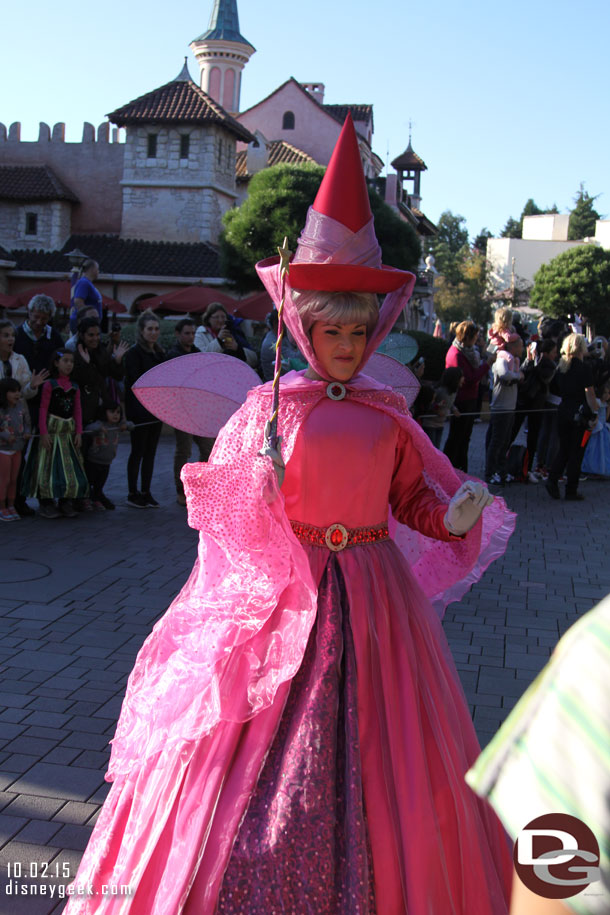 I ended up heading up the parade route and caught Disney Magic on Parade! from Fantasyland.