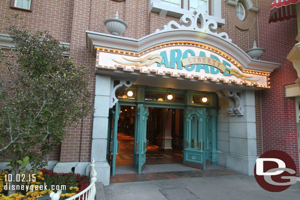 The entrance to the Liberty Arcade