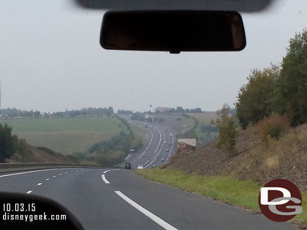 This is the main highway from Caen to Bayeux