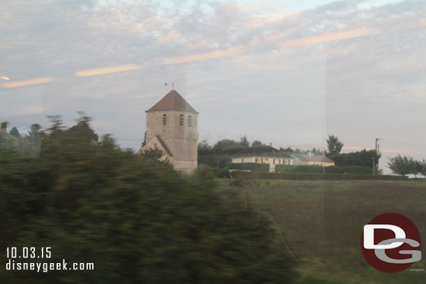 Once the sun came up, some random pictures from the train as we rolled through the French countryside.
