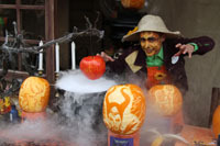 Day 8 - Part II: Halloween Parade & Pumpkin Carving