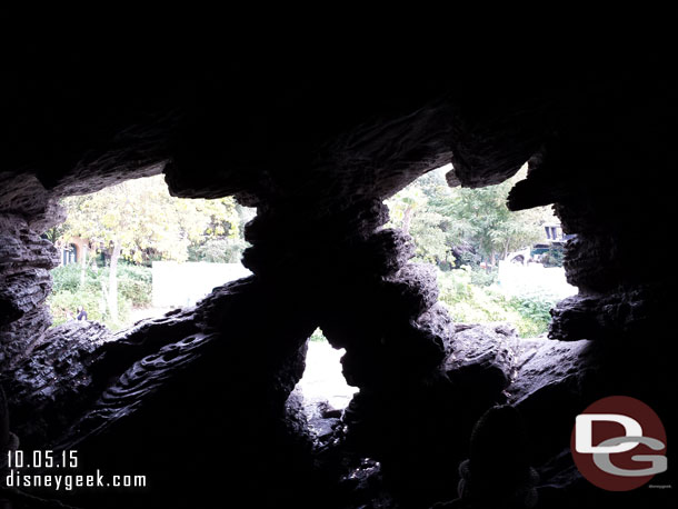 The view from inside Skull Rock