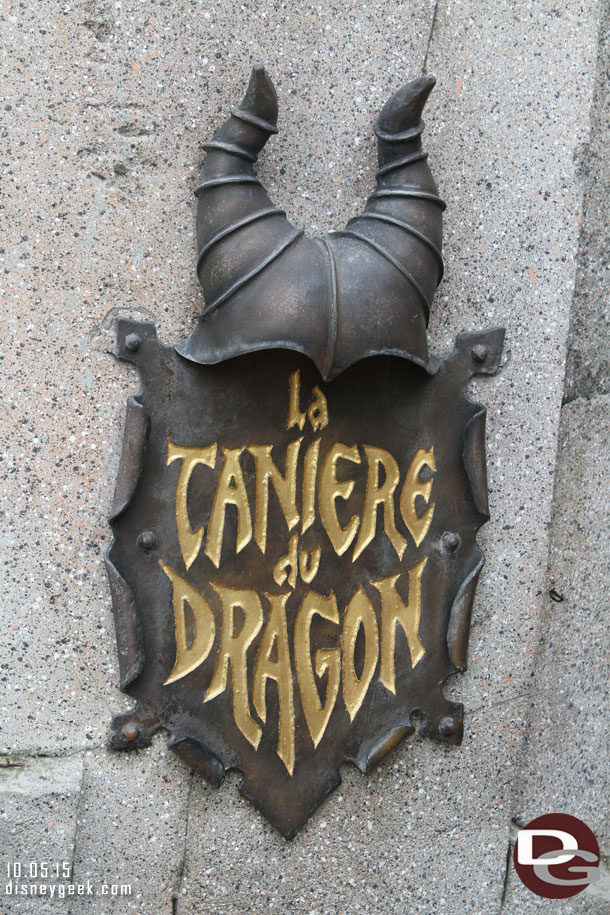 Paid a visit to the dragon.