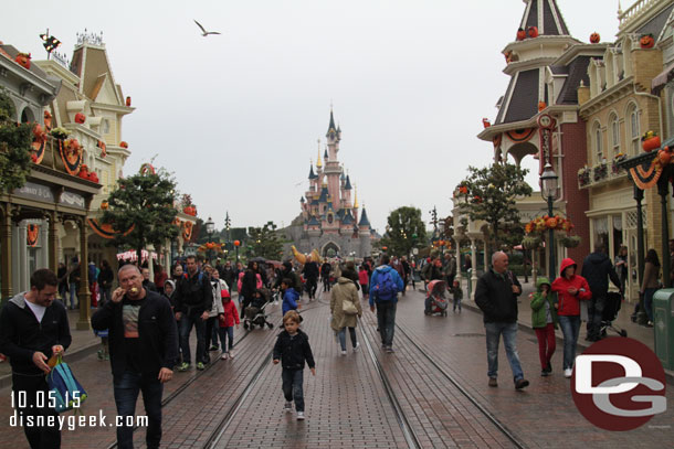 Looking back toward the castle.