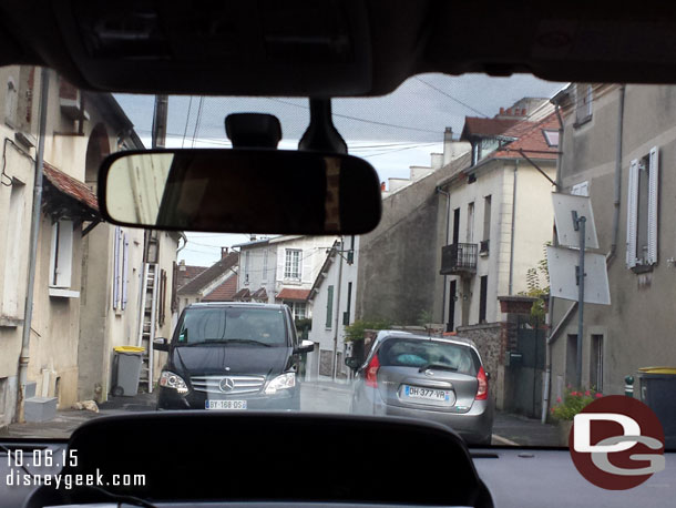 Some of the streets were rather narrow.