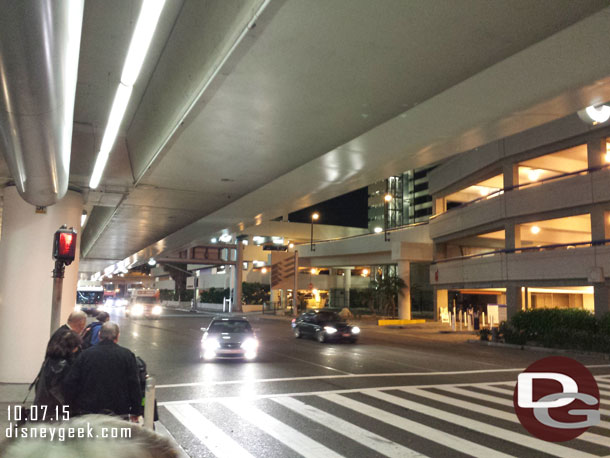 LAX was not a madhouse.  By 12:02am we were on the curb waiting for our shuttle to take us home.. we were one of the first gates and our bags were first off.  Too bad it was nearly half an hour for the shuttle then another 90 minutes to reach home and end the trip!