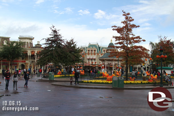 Standing near the train tunnel a last look at Town Square.