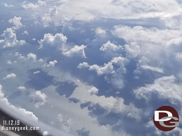 Approaching the French coastline. It was 1pm local time.