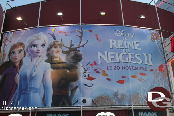 Frozen II opens here on Nov 20th.