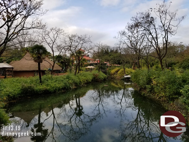 Adventureland on this winter feeling morning.