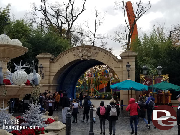 Looking toward Toy Story Playland.